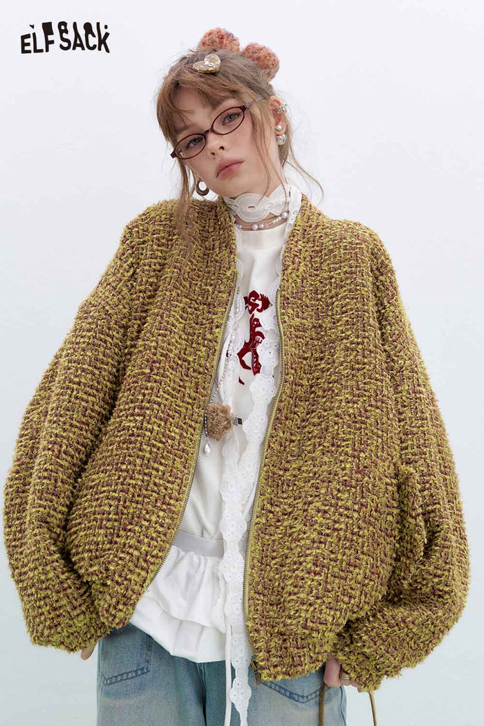 ELFSACK Sparkle Quilted Jacket