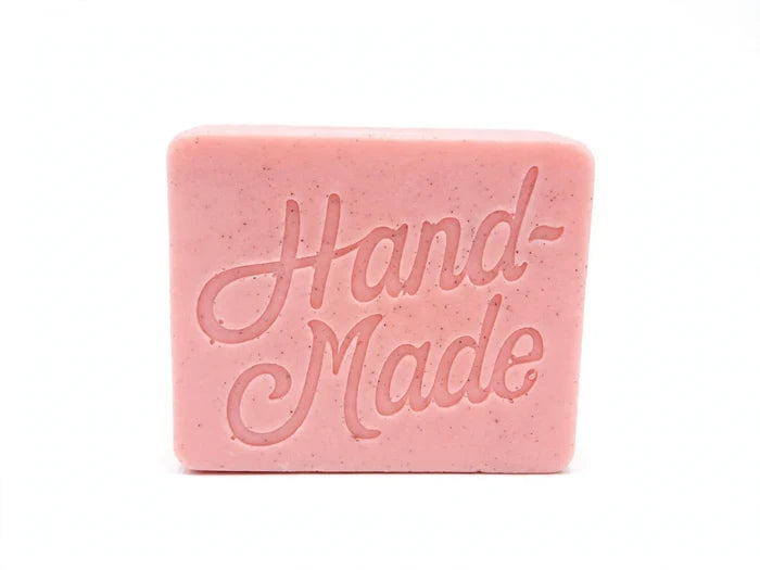 Strawberries and cream, homemade soap