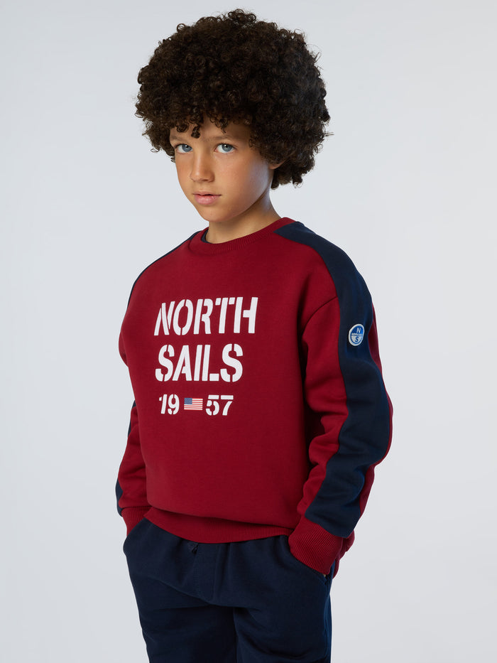 2 | Red dahlia | crewneck-sweatshirt-wgraphic-794486