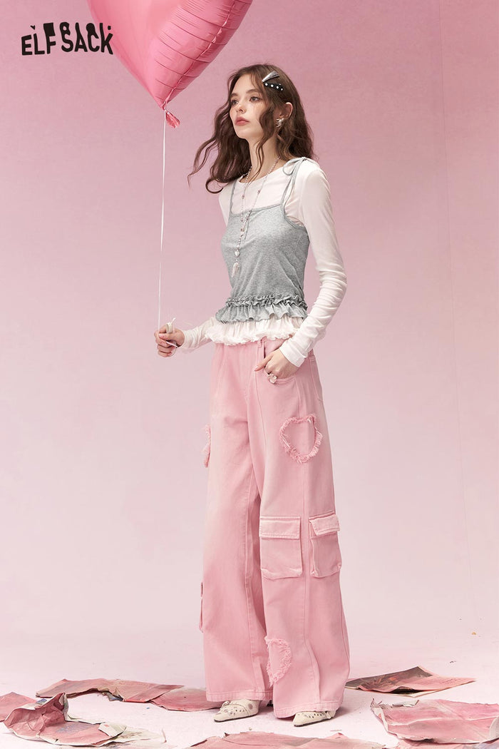 ELFSACK Two Layer Long Sleeve Tshirt