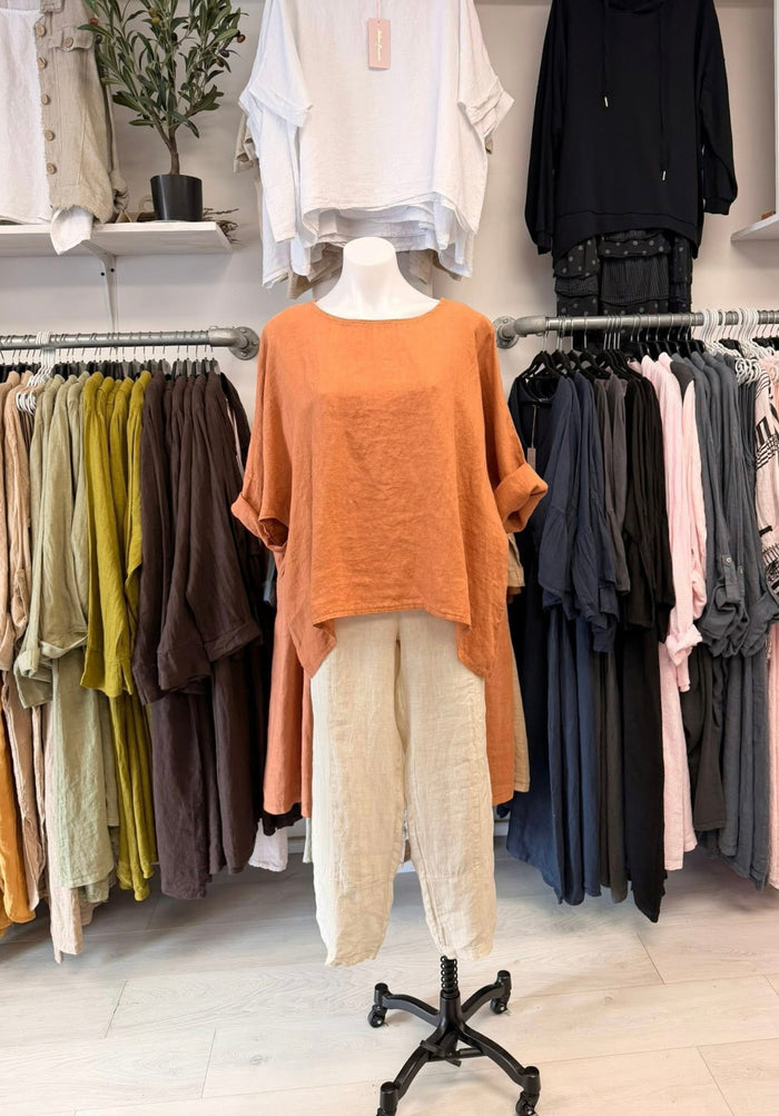 Veda Linen Top