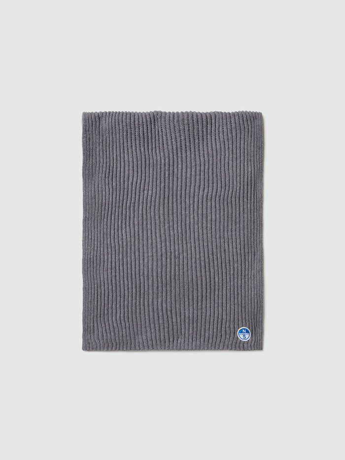 hover | Medium grey melange | scarf-wlogo-623286-1