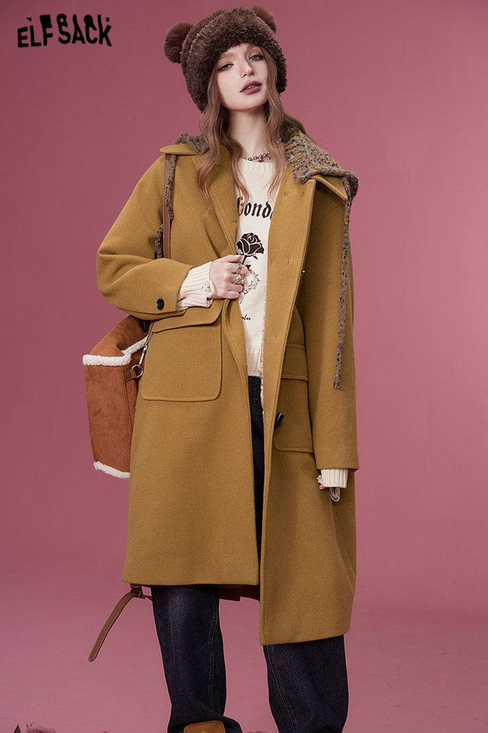 ELFSACK Women Korean Fashion Coats