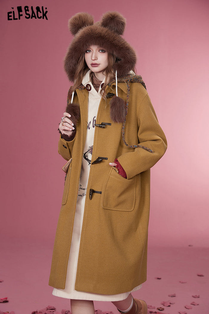 ELFSACK Women Korean Fashion Coats